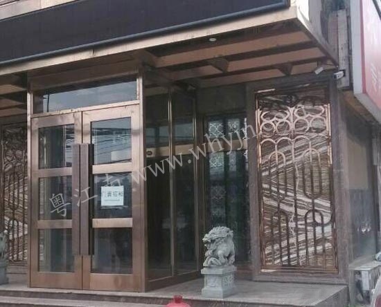 不銹鋼地簧門及不銹鋼屏風