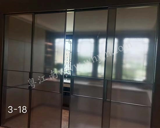 不銹鋼水波紋玻璃移門(mén)